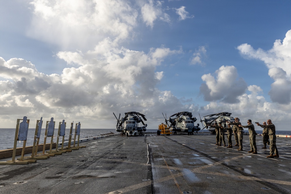 22nd MEU (SOC) | CLB-26 Conducts Pistol Range