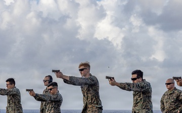 22nd MEU (SOC) | CLB-26 Conducts Pistol Range