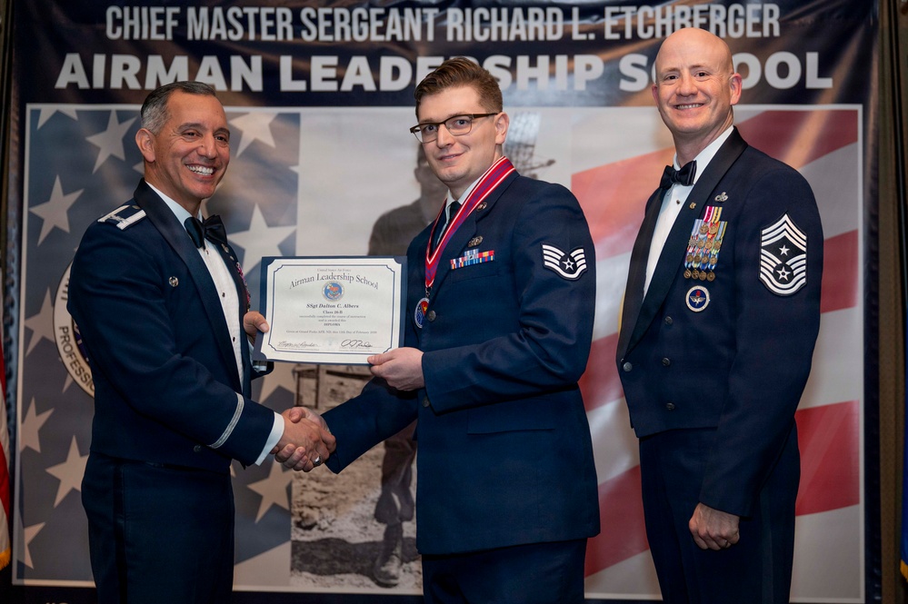 ALS Class 26-B celebrates graduation at Grand Forks AFB
