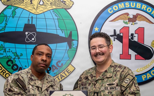 Commander, Submarine Squadron 11 Awards-At-Quarters