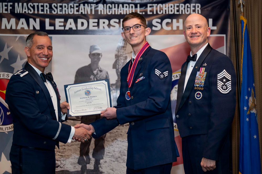 ALS Class 26-B celebrates graduation at Grand Forks AFB