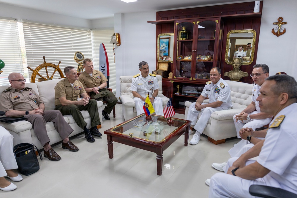 U.S. Marines and Navy conduct Maritime Staff Talks with Colombia