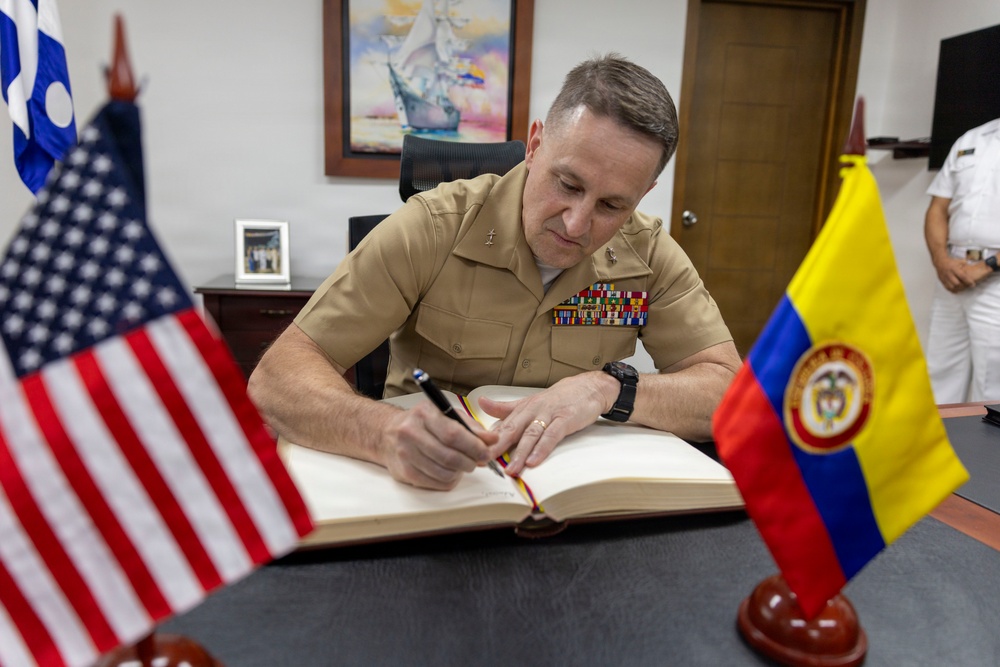 U.S. Marines and Navy conduct Maritime Staff Talks with Colombia