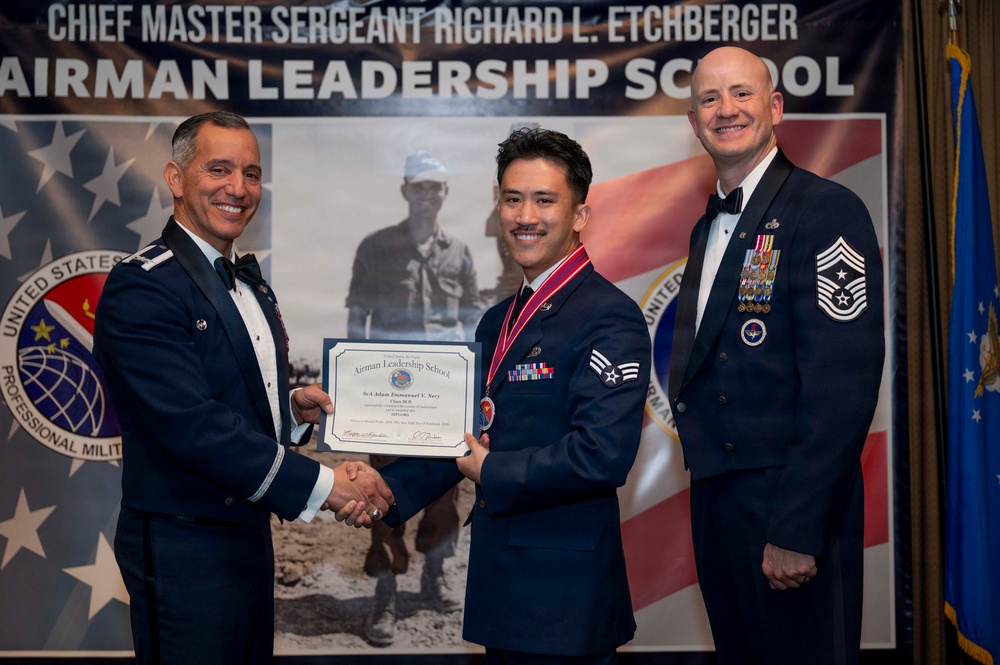ALS Class 26-B celebrates graduation at Grand Forks AFB