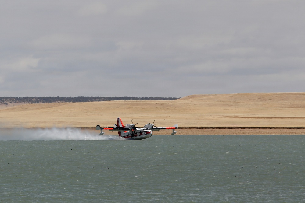 Hermits Peak Fire in Santa Fe National Forest