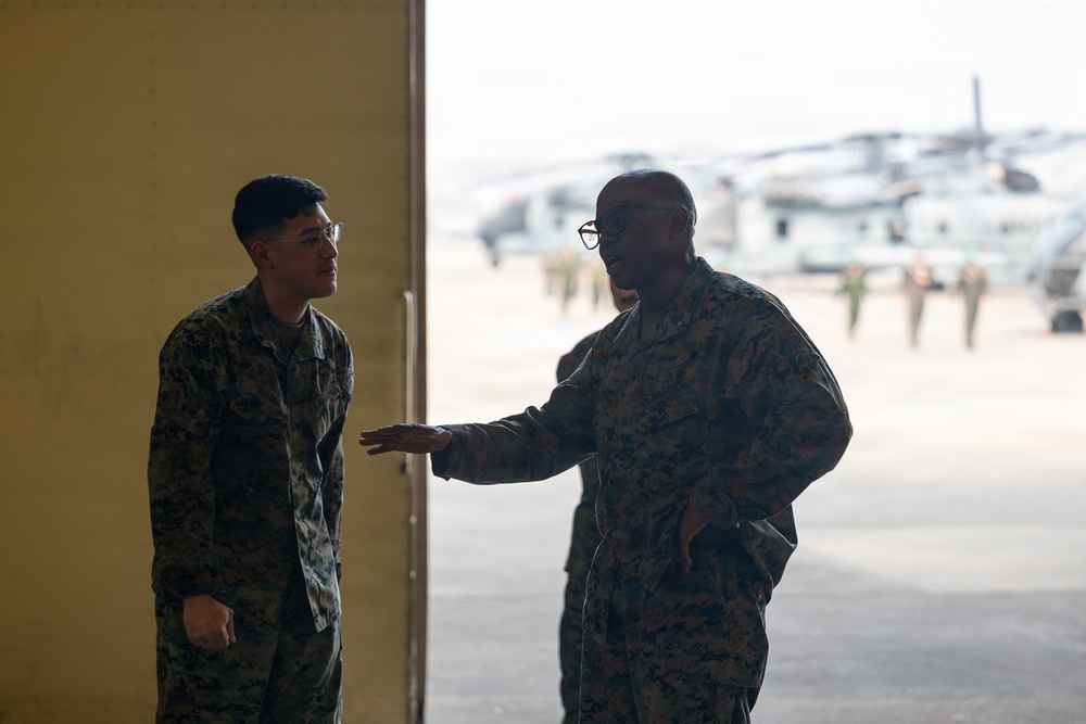 1st MAW assistant wing commander visits Marines at Suwon Air Base