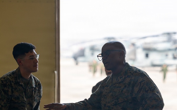 1st MAW assistant wing commander visits Marines at Suwon Air Base