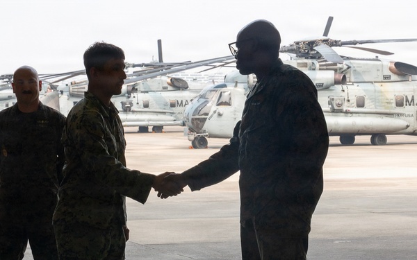 1st MAW assistant wing commander visits Marines at Suwon Air Base