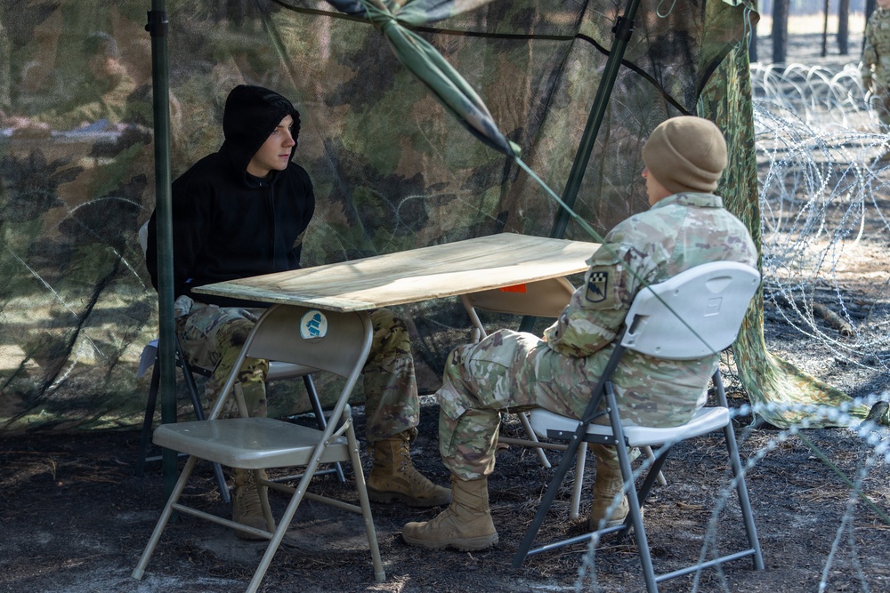 21st MP Company strengthens detainee collection point procedures alongside 525th MI Brigade