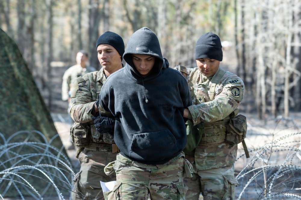 21st MP Company strengthens detainee collection point procedures alongside 525th MI Brigade