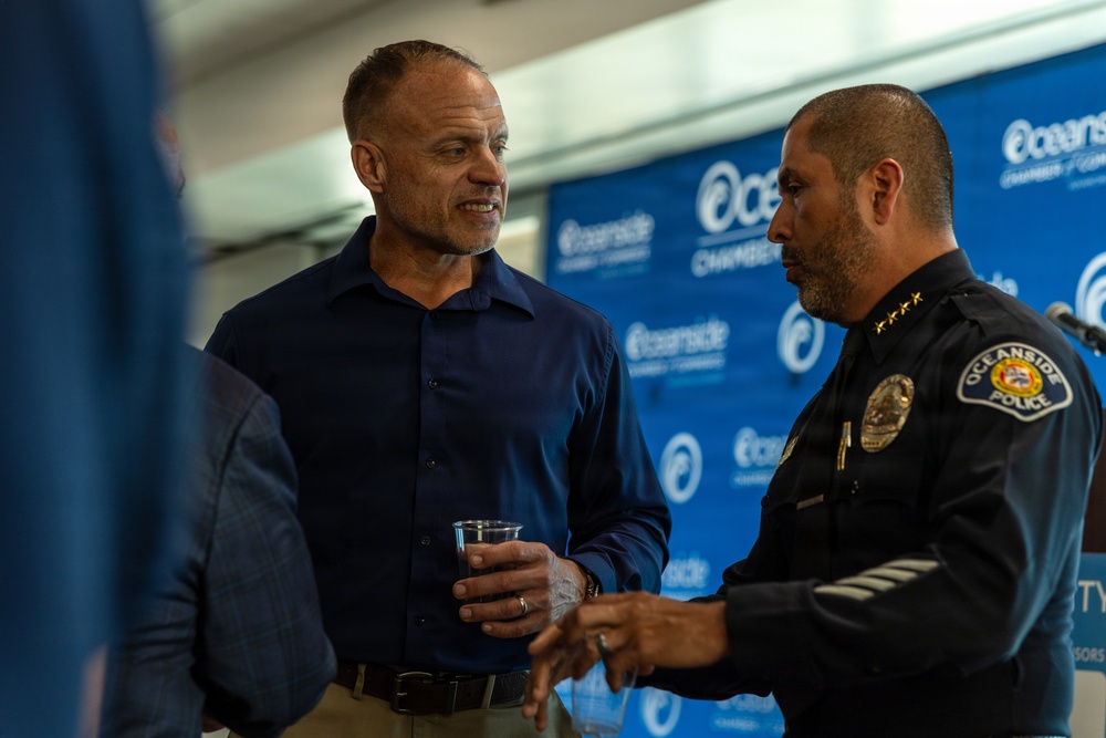 Senior Enlisted Leader Attends Annual Oceanside Meet the City Event