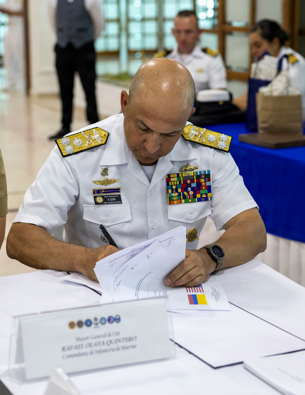 U.S. Marines and Navy conduct Maritime Staff Talks with Colombia