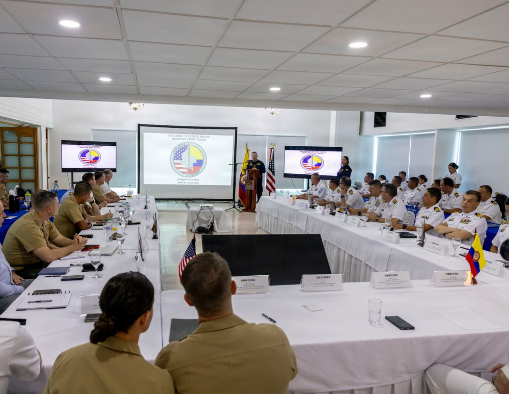 U.S. Marines and Navy conduct Maritime Staff Talks with Colombia