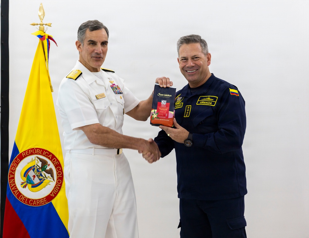 U.S. Marines and Navy conduct Maritime Staff Talks with Colombia