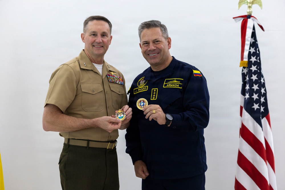 U.S. Marines and Navy conduct Maritime Staff Talks with Colombia