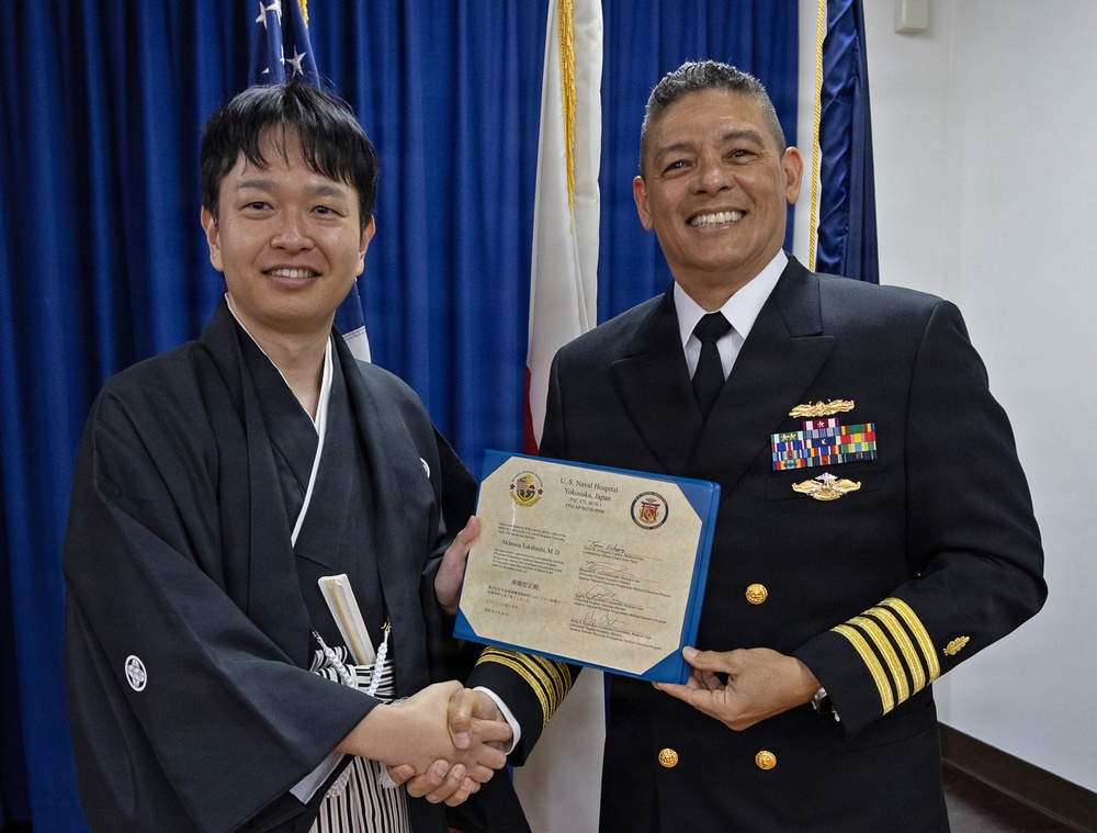 USNH Yokosuka Graduates Japanese Fellows, Strengthening Bilateral Medical Partnership