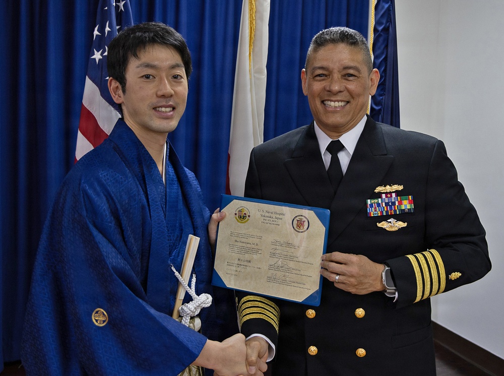 USNH Yokosuka Graduates Japanese Fellows, Strengthening Bilateral Medical Partnership