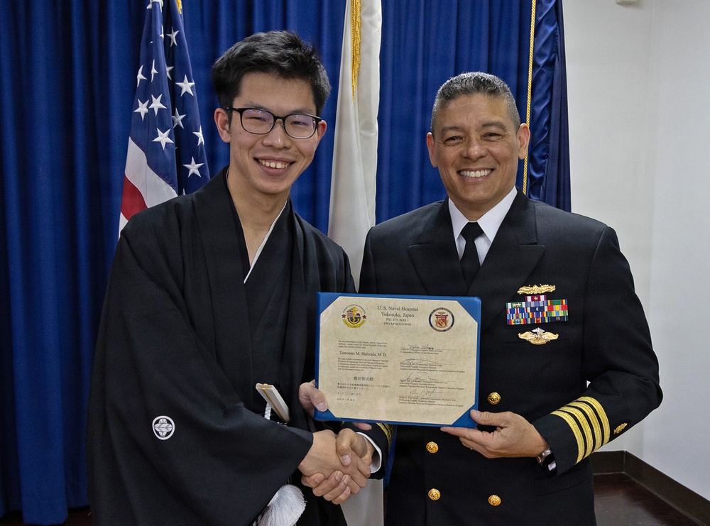USNH Yokosuka Graduates Japanese Fellows, Strengthening Bilateral Medical Partnership
