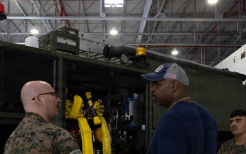 NFL Super Bowl Champion, Vince Wilfork, Tours MCBH