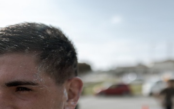 7th Communication Battalion Marines participate in color run at Camp Hansen