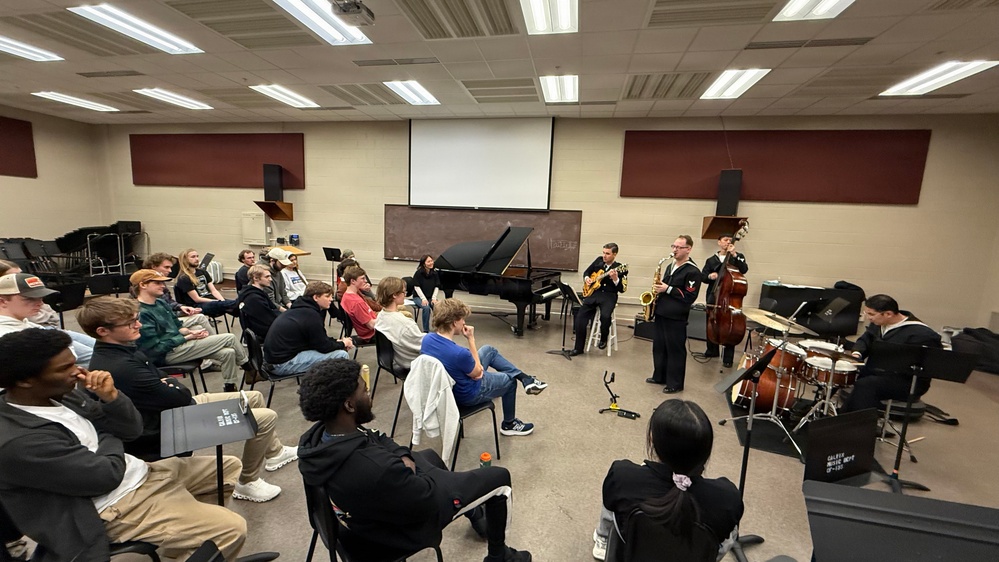 Navy Band Great Lakes Visits Calvin University