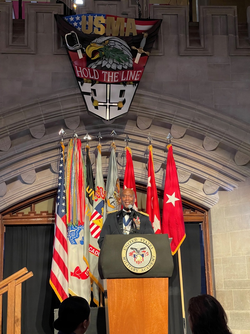 Gen. Brunson Tells West Point Plebes: The Weight Is Responsibility, Not Burden