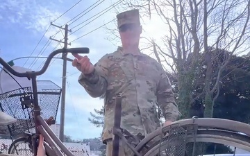 Military Police conduct abandoned bicycle cleanup across USAG Japan installations
