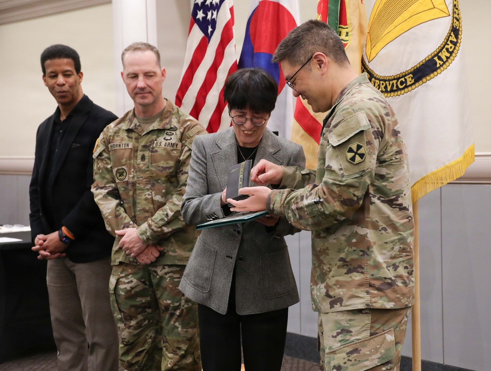 USAG Yongsan-Casey Hosts Employee Recognition Ceremony at Camp Casey