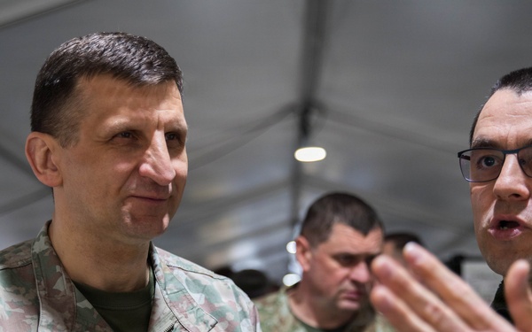 Lithuanian Chief of Defense visits “Warfighter 26” exercise in Germany