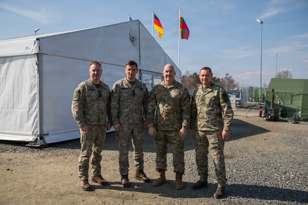 Lithuanian Chief of Defense visits “Warfighter 26” exercise in Germany