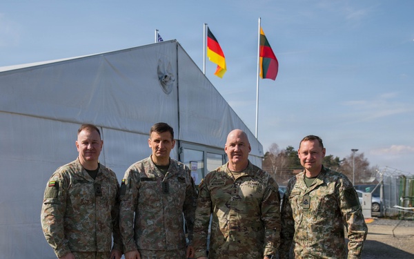 Lithuanian Chief of Defense visits “Warfighter 26” exercise in Germany
