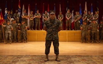 12th Littoral Logistics Battalion Holds Sergeant Major Relief and Appointment Ceremony