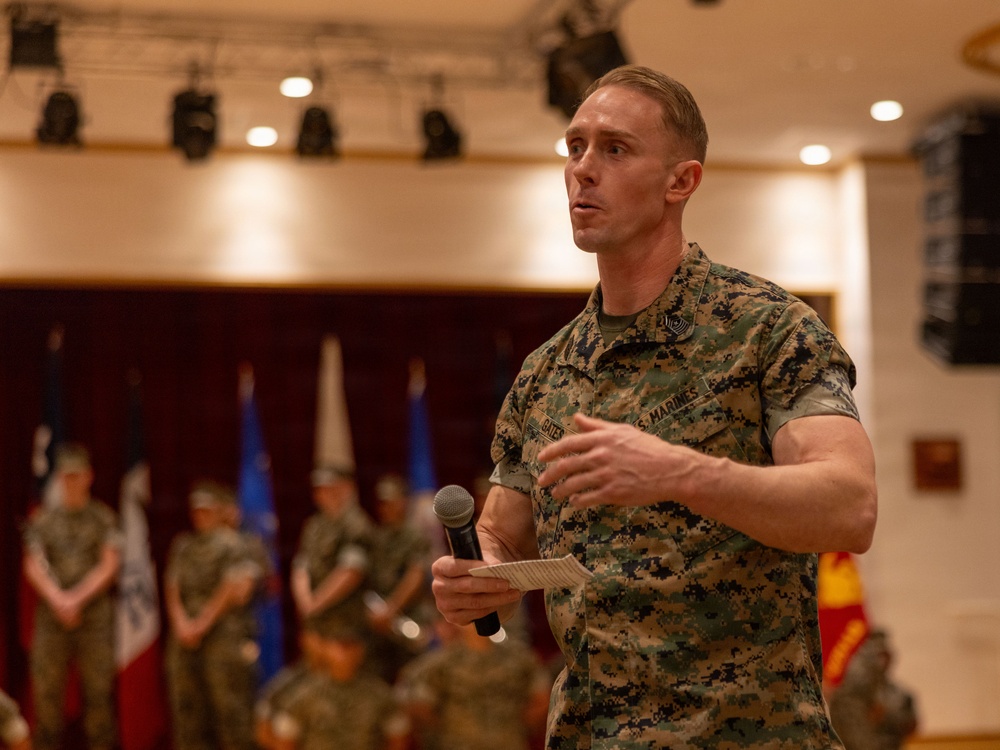 12th Littoral Logistics Battalion Holds Sergeant Major Relief and Appointment Ceremony