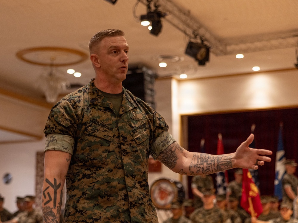 12th Littoral Logistics Battalion Holds Sergeant Major Relief and Appointment Ceremony