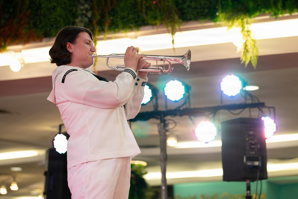 U.S. 7th Fleet Band Performs at Royal Garden Plaza