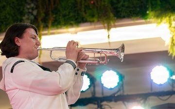 U.S. 7th Fleet Band Performs at Royal Garden Plaza