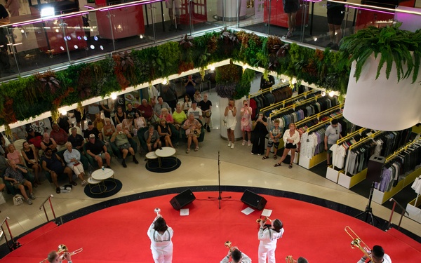 U.S. 7th Fleet Band Performs at Royal Garden Plaza