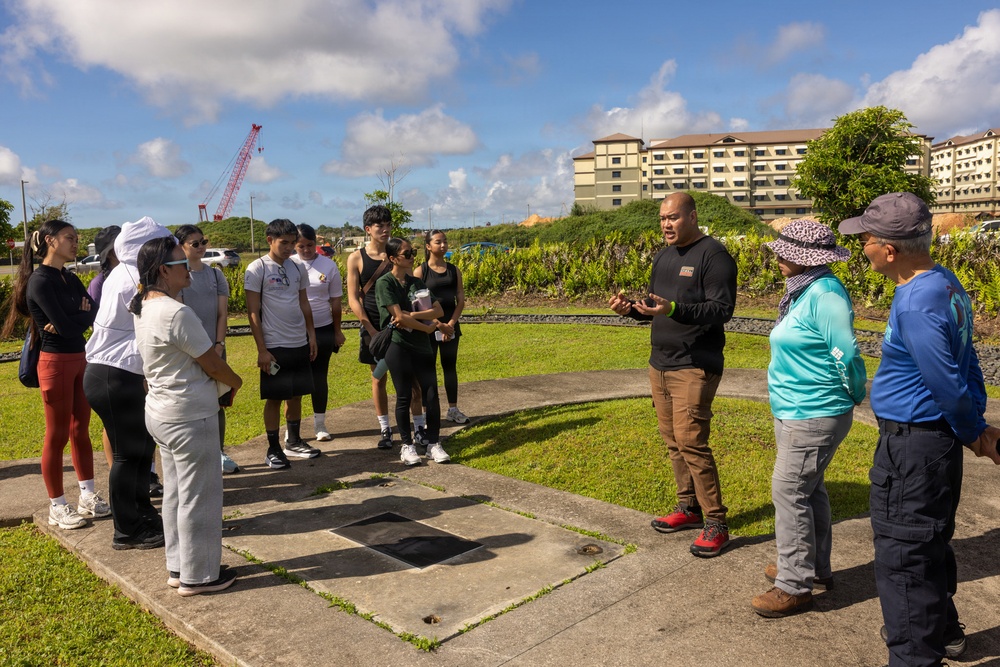 Camp Blaz environmental team gives tour to Guam Community College students