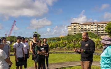 Camp Blaz environmental team gives tour to Guam Community College students