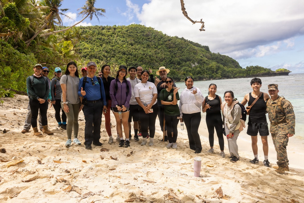 Camp Blaz environmental team gives tour to Guam Community College students