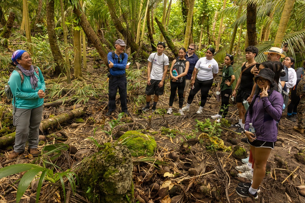Camp Blaz environmental team gives tour to Guam Community College students