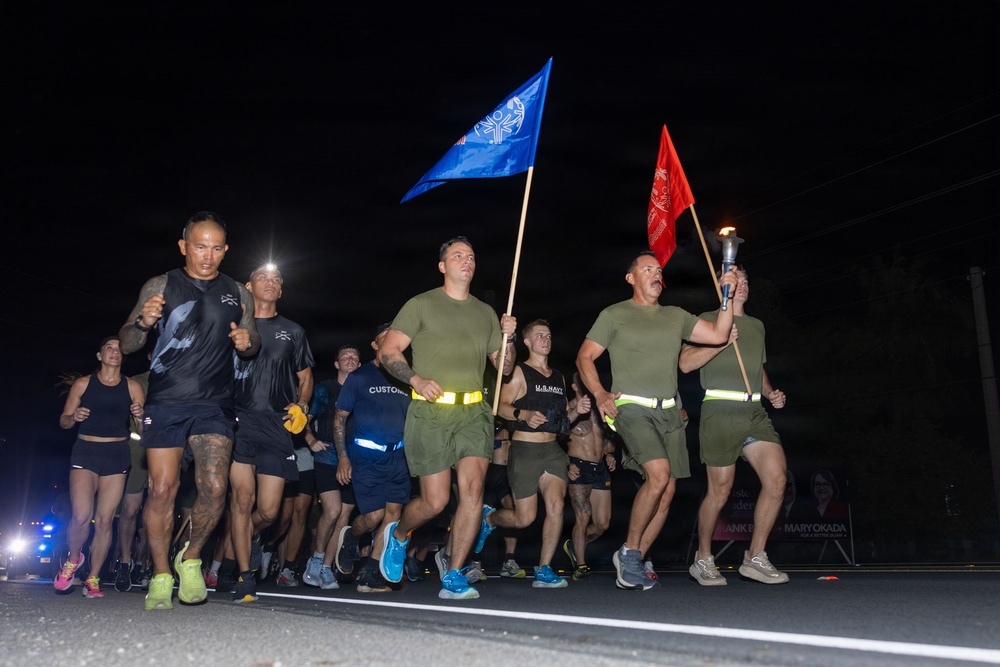 Camp Blaz PMO participates in Special Olympics Torch Run