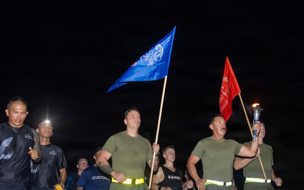 Camp Blaz PMO participates in Special Olympics Torch Run