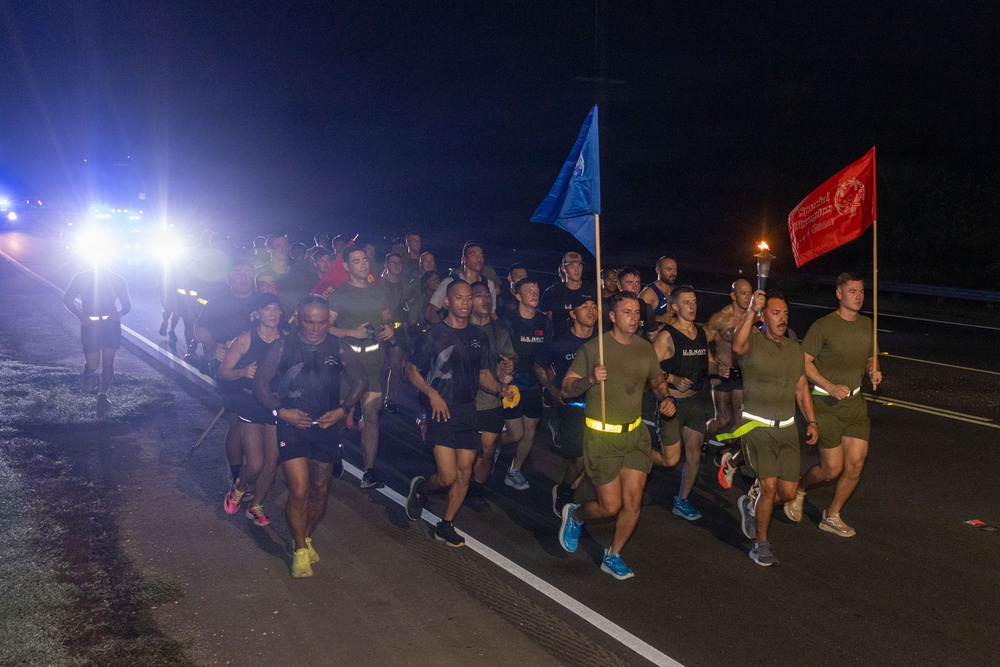 Camp Blaz PMO participates in Special Olympics Torch Run