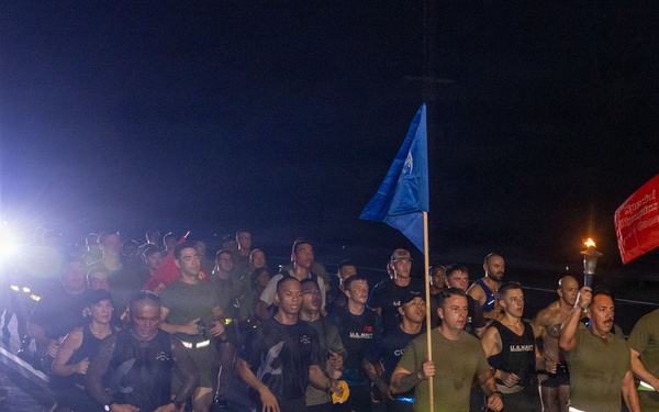 Camp Blaz PMO participates in Special Olympics Torch Run