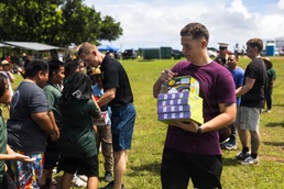 Camp Blaz Marines Participate in Finegayan Elementary's 1st Annual Mes CHamoru Field Day