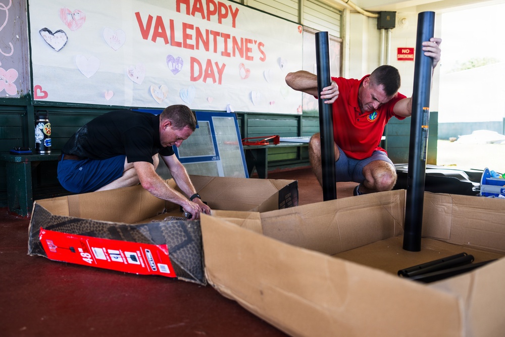 Camp Blaz Marines Participate in Finegayan Elementary's 1st Annual Mes CHamoru Field Day
