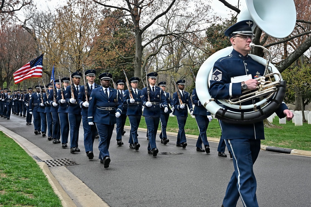 CSAF Wilsbach attends Brig. Gen. Anderson interment