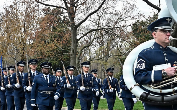 CSAF Wilsbach attends Brig. Gen. Anderson interment