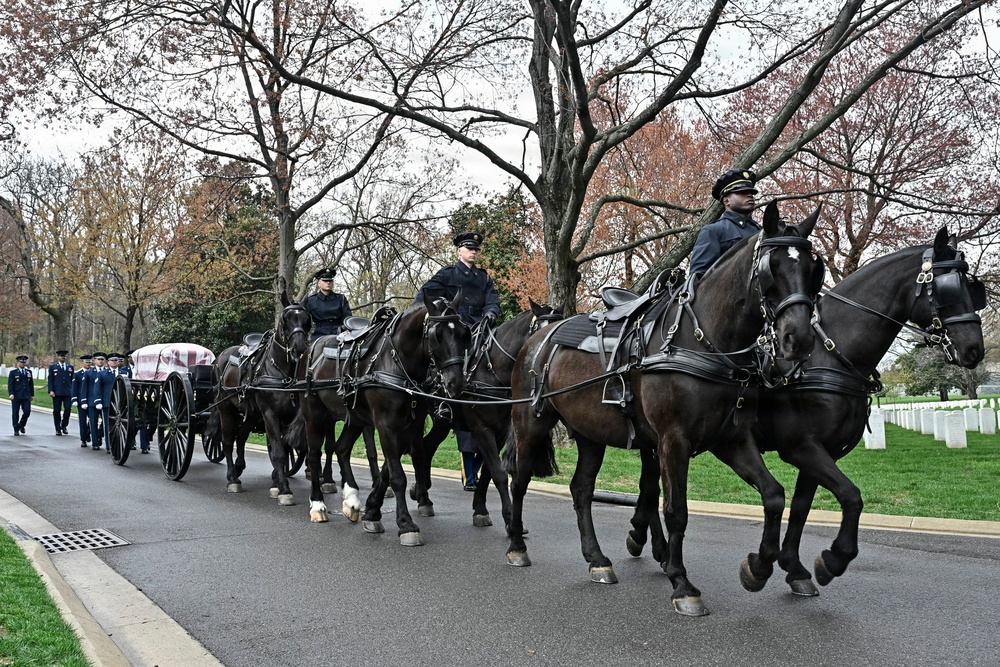 CSAF Wilsbach attends Brig. Gen. Anderson interment